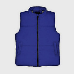 Женский жилет Синий, цвет: 3D-светло-серый