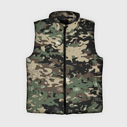 Женский жилет Камуфляж Land Rover, цвет: 3D-светло-серый