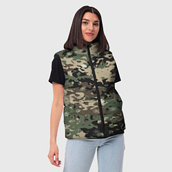 Женский жилет Камуфляж Land Rover, цвет: 3D-светло-серый — фото 2