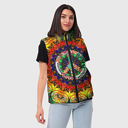 Женский жилет Хиппи, цвет: 3D-черный — фото 2