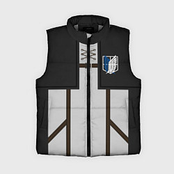 Женский жилет АТАКА ТИТАНОВ ATTACK ON TITAN, цвет: 3D-светло-серый