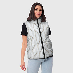 Женский жилет Вязанка, цвет: 3D-красный — фото 2