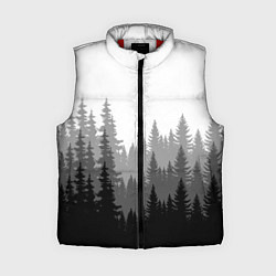 Женский жилет Темный Лес, цвет: 3D-красный