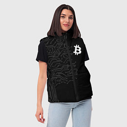 Женский жилет БИТКОИН BITCOIN, цвет: 3D-красный — фото 2