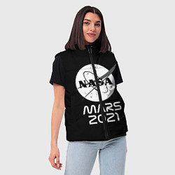 Женский жилет NASA Perseverance, цвет: 3D-светло-серый — фото 2