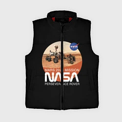 Женский жилет NASA - Perseverance, цвет: 3D-красный