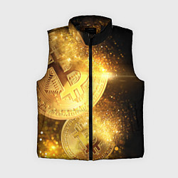 Женский жилет БИТКОИН ЗОЛОТО BITCOIN GOLD