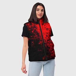 Женский жилет Пятна Крови, цвет: 3D-красный — фото 2