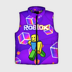 Женский жилет ROBLOX КУБЫ, цвет: 3D-светло-серый