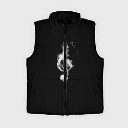 Женский жилет Ключ из дыма, цвет: 3D-черный