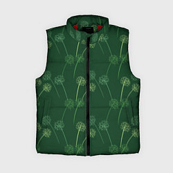 Женский жилет Одуванчики, цвет: 3D-красный