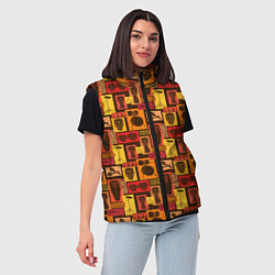 Женский жилет Ударные Инструменты, цвет: 3D-красный — фото 2