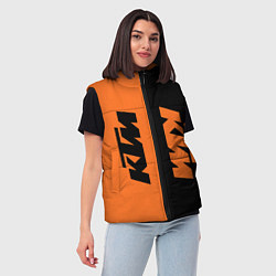 Женский жилет KTM КТМ Z, цвет: 3D-черный — фото 2