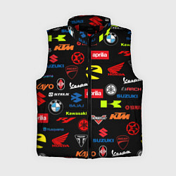Женский жилет Motorcycle pattern Мото паттерн Z