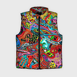 Женский жилет Яркая абстракция bright abstraction