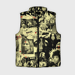 Женский жилет РОК КУМИРЫ, цвет: 3D-черный