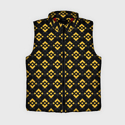 Женский жилет ЭМБЛЕМА БИНАНС ПАТТЕРН BINANCE