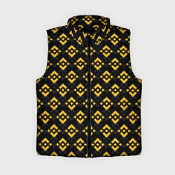 Женский жилет ЭМБЛЕМА БИНАНС ПАТТЕРН BINANCE