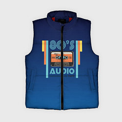 Женский жилет 80s audio tape