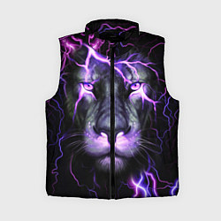 Женский жилет НЕОНОВЫЙ ЛЕВ NEON LION