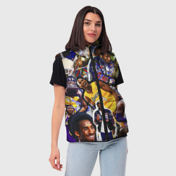 Женский жилет КОБИ БРАЙАНТ KOBE BRYANT, цвет: 3D-красный — фото 2