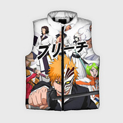 Женский жилет Bleach главные герои, цвет: 3D-черный