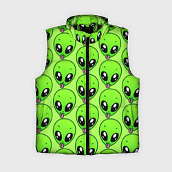 Женский жилет Инопланетяне, цвет: 3D-черный