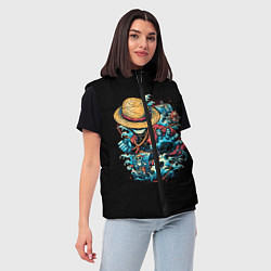 Женский жилет One Piece Retro Style, цвет: 3D-красный — фото 2