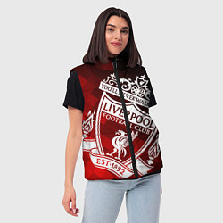 Женский жилет LIVERPOOL ЛИВЕРПУЛЬ, цвет: 3D-черный — фото 2