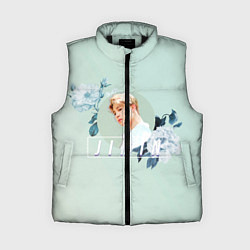 Женский жилет Чимин в цветах, цвет: 3D-черный