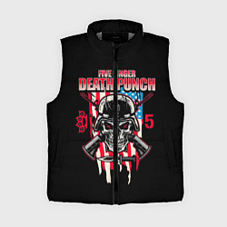 Женский жилет 5FDP Five Finger Death Punch, цвет: 3D-светло-серый