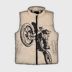 Женский жилет Эндуро Кросс, цвет: 3D-красный