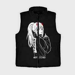 Женский жилет Зеро Ту показывает палец, цвет: 3D-черный