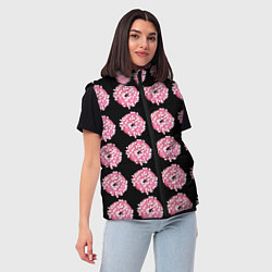 Женский жилет Пончики с маршмеллоу, цвет: 3D-красный — фото 2