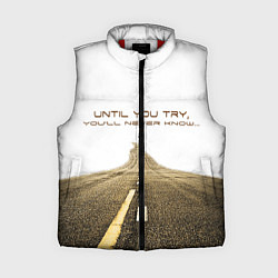 Женский жилет Until you try, цвет: 3D-красный