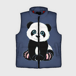 Женский жилет Милая Панда Sweet Panda, цвет: 3D-красный