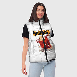 Женский жилет Кенма Козуме, цвет: 3D-черный — фото 2