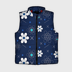 Женский жилет Ночная поляна, цвет: 3D-красный