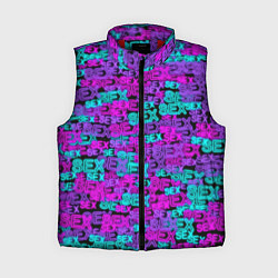 Женский жилет Neon SEX, цвет: 3D-красный