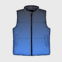 Женский жилет DARK OCEAN GRADIENT, цвет: 3D-черный