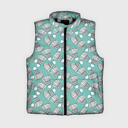 Женский жилет Воланы на ментоловом