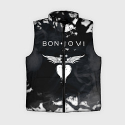 Женский жилет BON JOVI БОН ДЖОВИ, цвет: 3D-черный