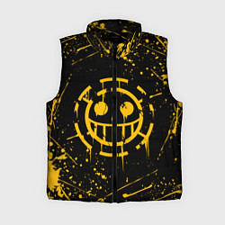 Женский жилет ONE PIECE PIRATES ВАН ПИС ПИРАТЫ ЖЁЛТЫЙ, цвет: 3D-черный