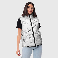 Женский жилет Утренний дождь, цвет: 3D-черный — фото 2