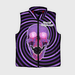 Женский жилет Магический череп, цвет: 3D-красный