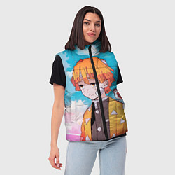 Женский жилет КЛИНОК РАССЕКАЮЩИЙ ДЕМОНОВ, ЗЕНИТЦУ, цвет: 3D-черный — фото 2