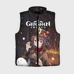 Женский жилет Hu Tao, цвет: 3D-черный