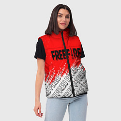 Женский жилет Фри фаер День Booyah,, цвет: 3D-красный — фото 2