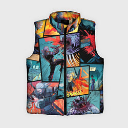 Женский жилет Ведьмак The Witcher комикс