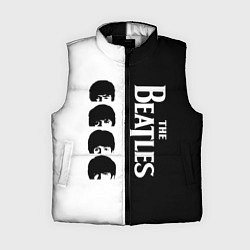 Женский жилет The Beatles черно - белый партер